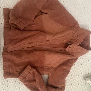 Abercrombie & Fitch Teddy Jacket - Rust